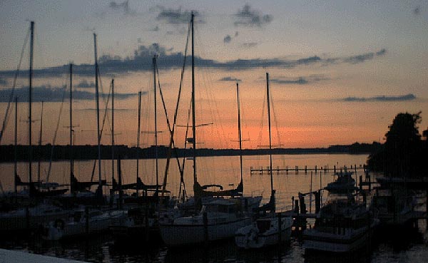 Sunset at Giuseppi's Wharf